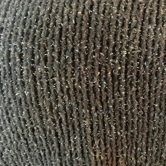 Zara Grey Silver  Crop Sparkle Sweater - Picture 8 of 11